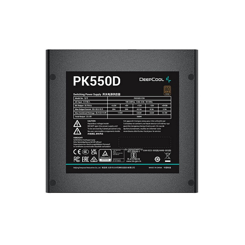 Блок питания DeepCool PK550D 550W (R-PK550D-FA0B-EU)