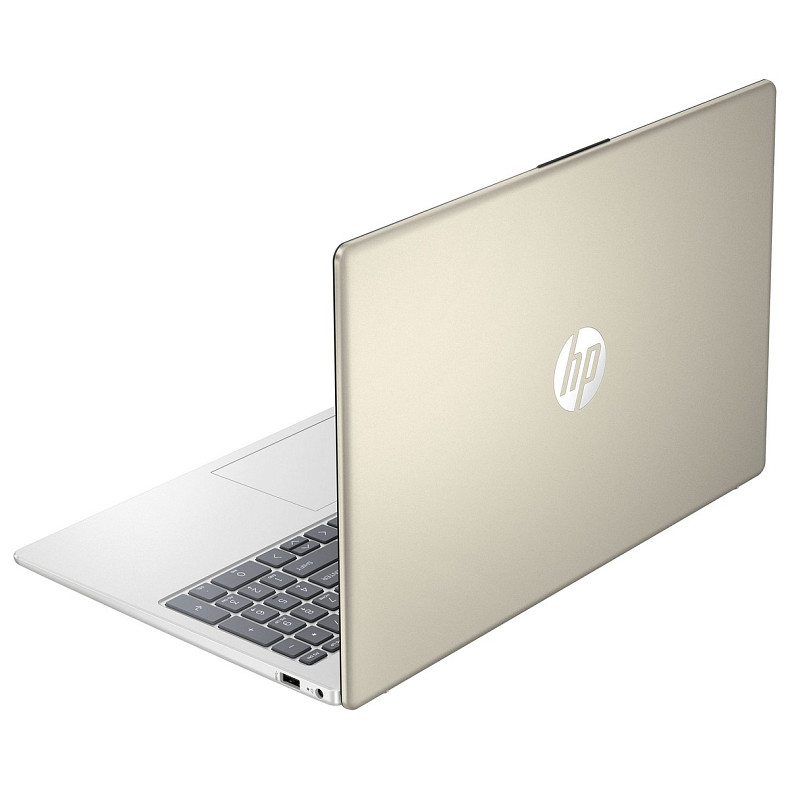 Ноутбук HP 15-fd2022ua 15.6" FHD IPS AG, Intel U7-255U, 16GB, F512GB, UMA, DOS, золотистий