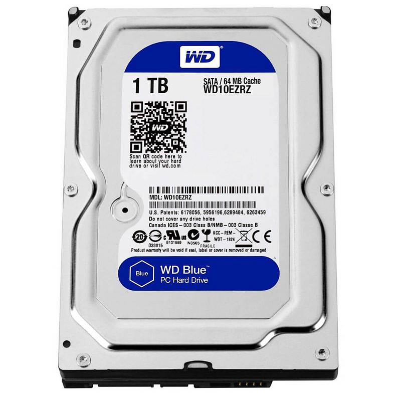 Жорсткий диск WD 1.0TB Blue 5400rpm 64MB (WD10EZRZ)