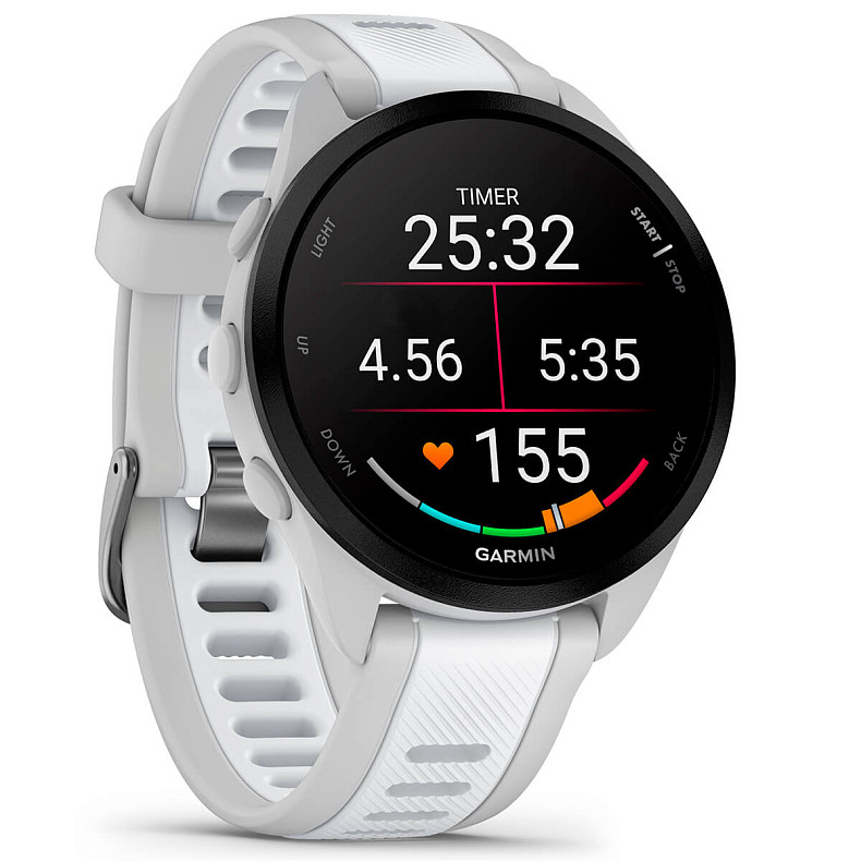 Спортивний годинник GARMIN Forerunner 165 Music Mist Gray/Whitestone