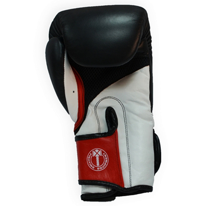 Перчатки боксерские THOR PRO KING 14oz /Кожа /черно-красно-белые