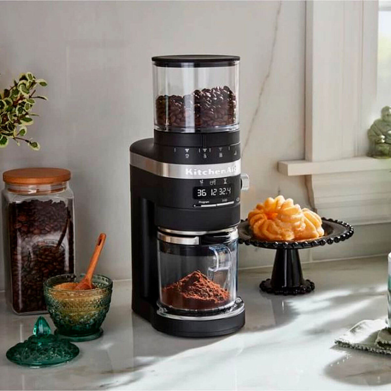 Кавомолка KitchenAid Artisan 5KCG8433EBM матовий чорний