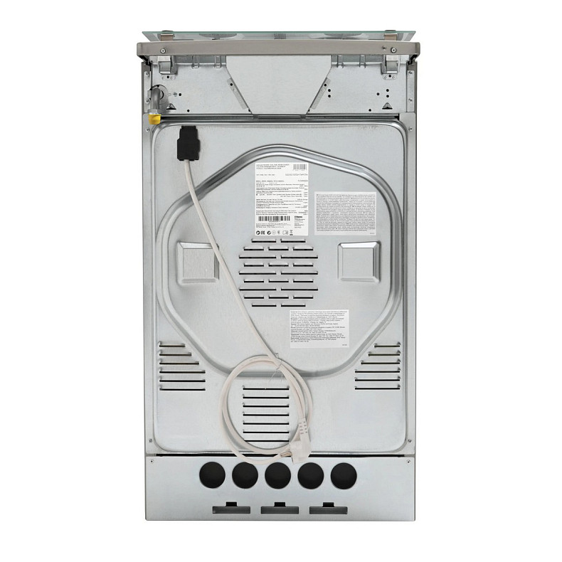 Плита Hansa комбінована, 50х60см, 65л, чавун, газ контр., дисплей, сірий