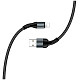 Кабель ColorWay USB-Lightning, nylon, 2.4А, 1м, Black (CW-CBUL045-BK)