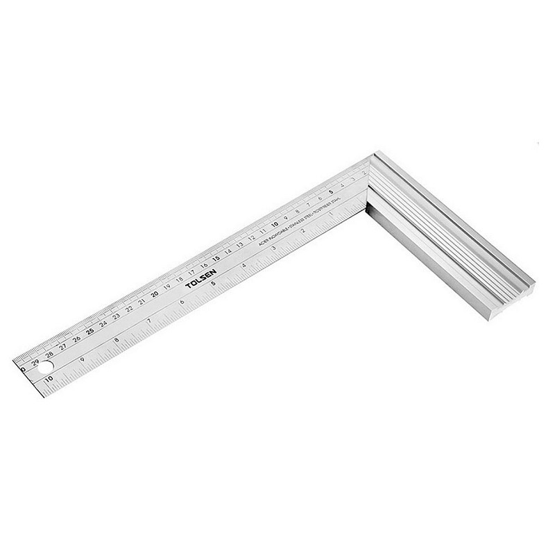 Угольник строительный Tolsen, алюминий, 250x36x1мм (35038)