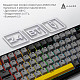 Клавиатура Ajazz AK820 MAX Magnetic switches - Black (AK820MAX-M-BGY)