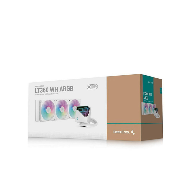 Система водяного охлаждения DeepCool LT360 ARGB White (R-LT360-WHAMNC-G-1)