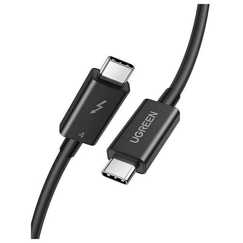 Кабель Ugreen US501 USB - USB-C, 0.8м, Black (30389)