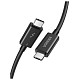 Кабель Ugreen US501 USB - USB-C, 0.8м, Black (30389)