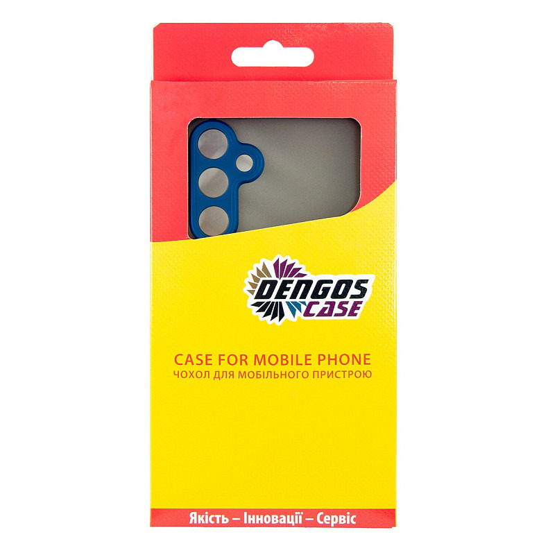 Чeхол-накладка Dengos Matt для Samsung Galaxy A16 5G SM-A166 Blue (DG-TPU-MATT-153)