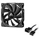 Корпусный вентилятор CHIEFTEC ZF-1225PWM, 120мм, 1600rpm, HDB, 4pin PWM, 25.5dBa, черный
