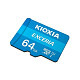 Карта памяти Kioxia 64GB MicroSDXC UHS-I Class 10 Exceria R100MB/s (LMEX1L064GG2) + SD-адаптер