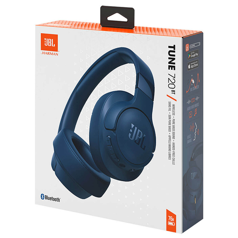 Наушники JBL Tune 720BT Blue (JBLT720BTBLU)