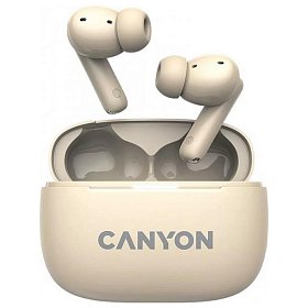 Наушники Canyon OnGo TWS-10 ANC ENC Beige (CNS-TWS10BG)