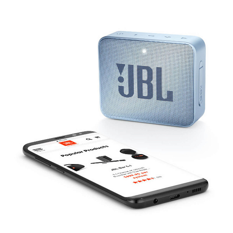 Акустика JBL GO 2 Ice Blue (JBLGO2ICEBLUE)