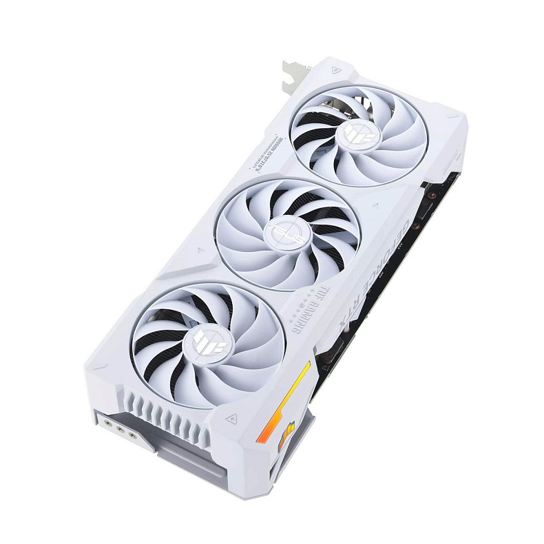 Відеокарта ASUS GeForce RTX 4070 Ti SUPER 16GB GDDR6X OC білий TUF-RTX4070TIS-O16G-BTF-WHITE прихова