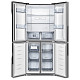 Холодильник SBS Gorenje, 182х64х80см, 4 двері, 265(129)л, А++, Інвертор , Зона св-ті, Внутр. Диспл,