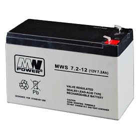 Акумуляторна батарея MW Power MWS 7.2-12 AGM (12V 7.2Ah)
