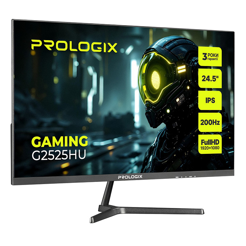 Монитор Prologix Gaming 24.5" G2525HU IPS Black 200Hz