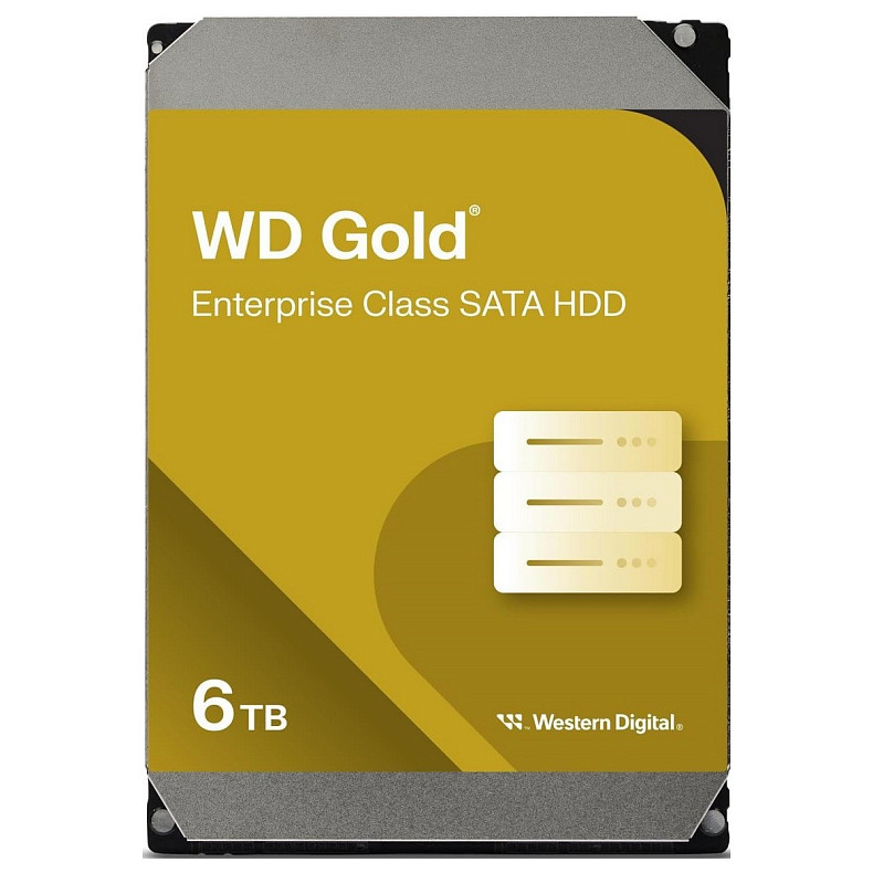 Жесткий диск WD 6TB 3.5" 7200 256MB SATA Gold