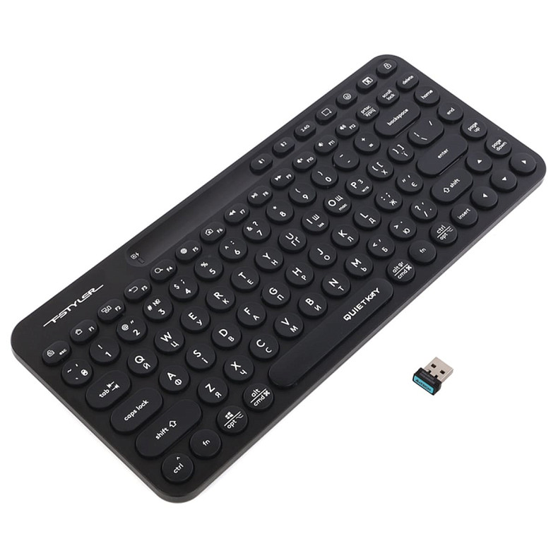 Клавіатура A4Tech Fstyler FBK36C AS, quiet key (Black)