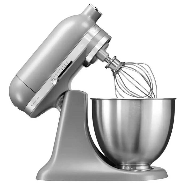 Кухонний комбайн KitchenAid Artisan MINI 3,3 л 5KSM3311XEFG з відкидним блоком матовий сірий