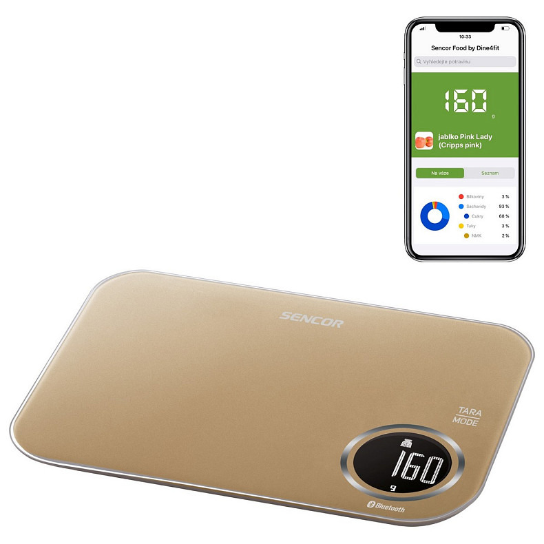 Ваги кухонні Sencor SKS7077CH