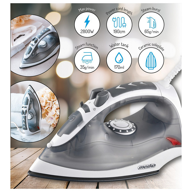Утюг Mesko MS 5037 grey