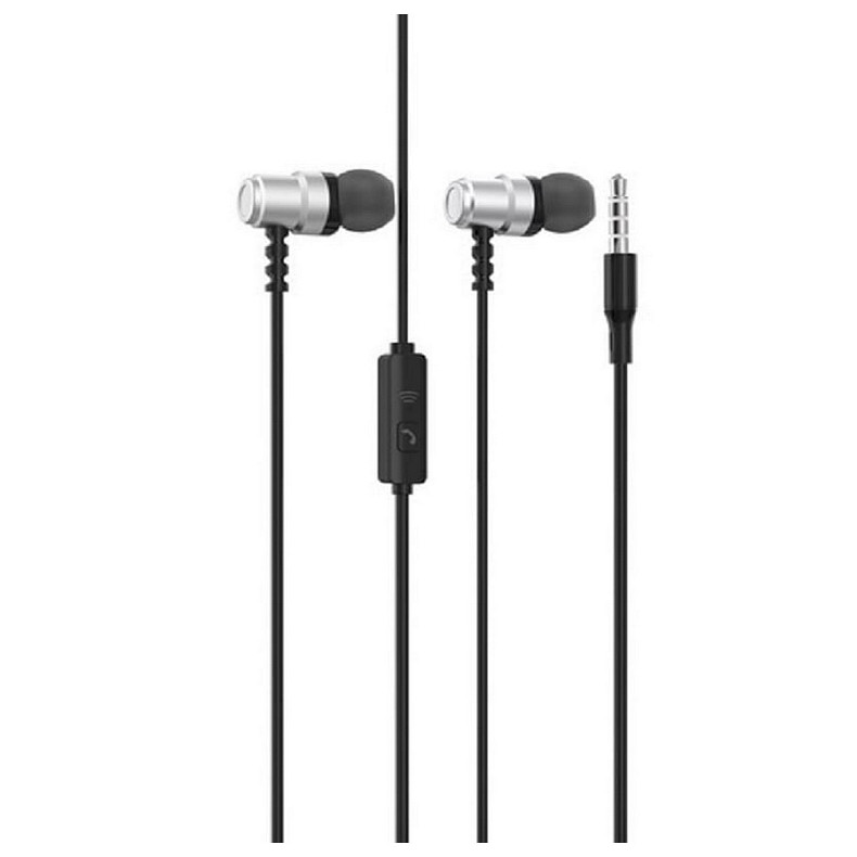 Гарнітура SkyDolphin SR28 Metal з mic Silver (SDHF-000473)