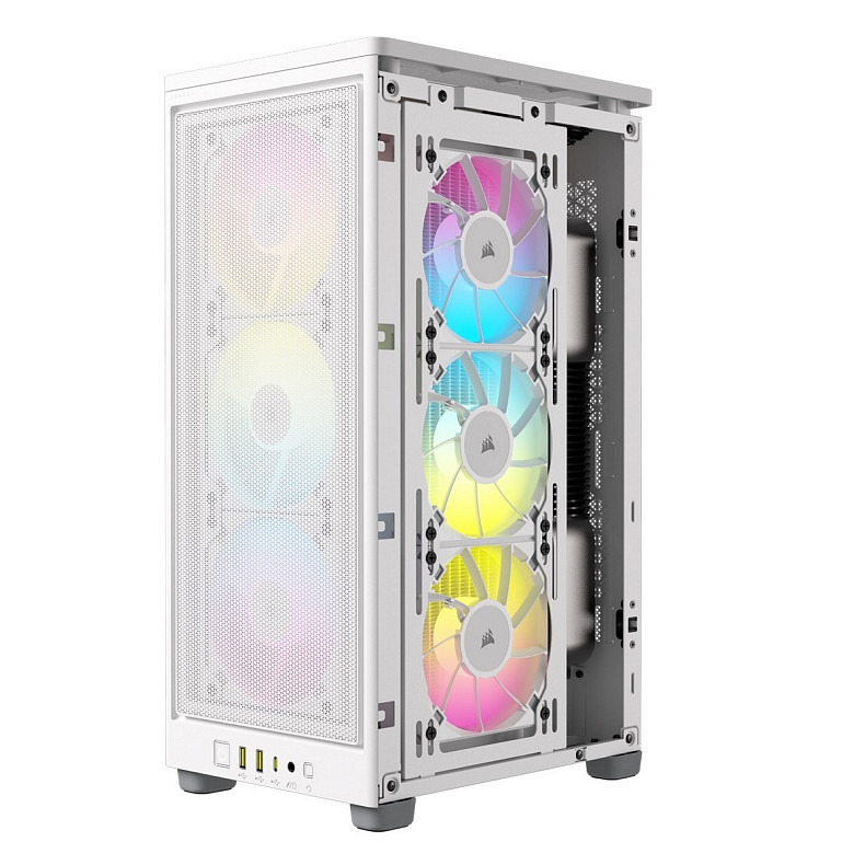 Корпус Corsair 2000D RGB Airflow White (CC-9011247-WW) без БП