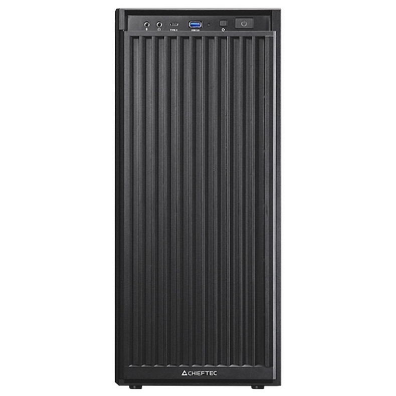 Корпус Chieftec UNI BW-01B-OP, без БЖ, 1x USB Type C, 1 x USB3.0, ATX, Black