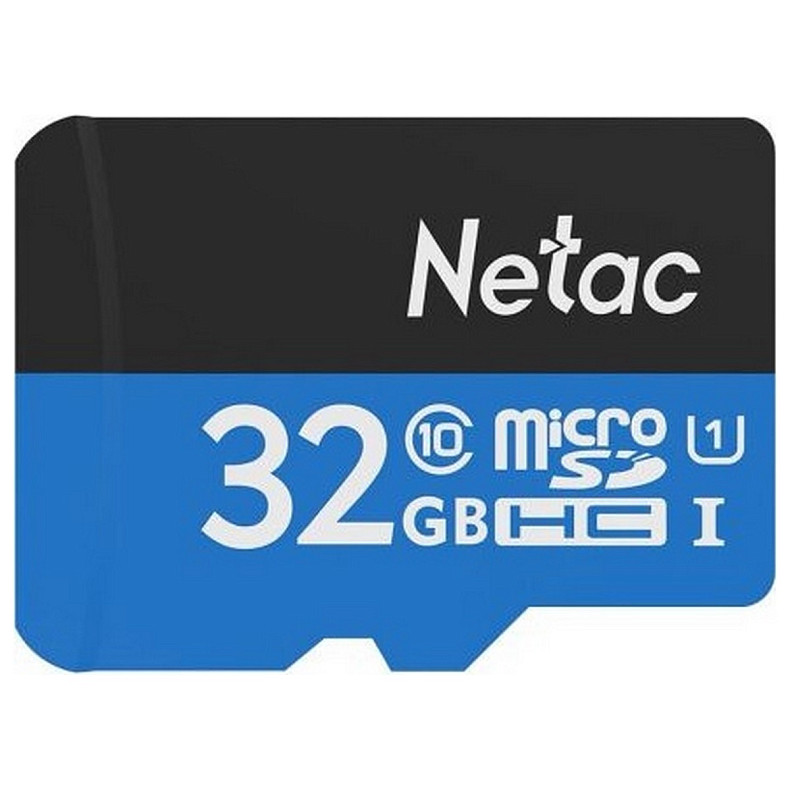 Карта памяти Netac microSD32GB C10 UHS-I R80MB/s + SD