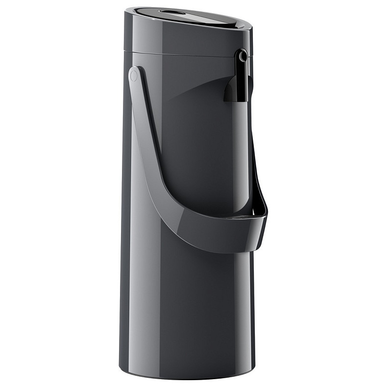 Термос Tefal Ponza Pump, 1.9л, пластик, скло, чорний (K3140114)