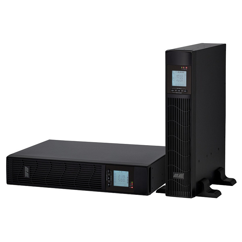 ИБП 2E PS1000RT, 1000VA/800W, RT2U, LCD, USB, 3xC13