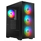 Корпус LogicConcept dart pro argb midi black mesh fans 4x120mm без БЖ ATX