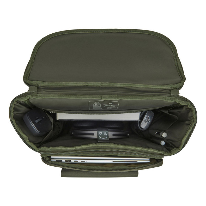 Рюкзак для ноутбука HP, Modular, 15.6", полиэстер, зеленый/серый