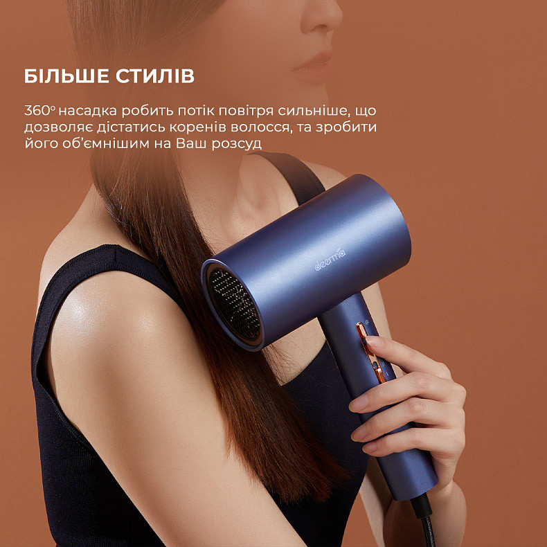 Фен для волос с ионизацией Deerma DEM-CF15W
