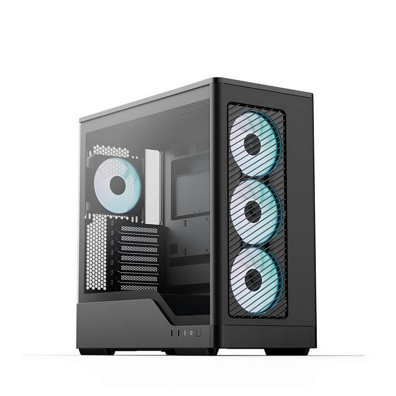 Корпус AeroCool D520A-BK-v1 Black (ACCM-DS05143.11)