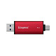 Внешний SSD 1TB Kingston Dual Portable Red (SPSD/1TB)
