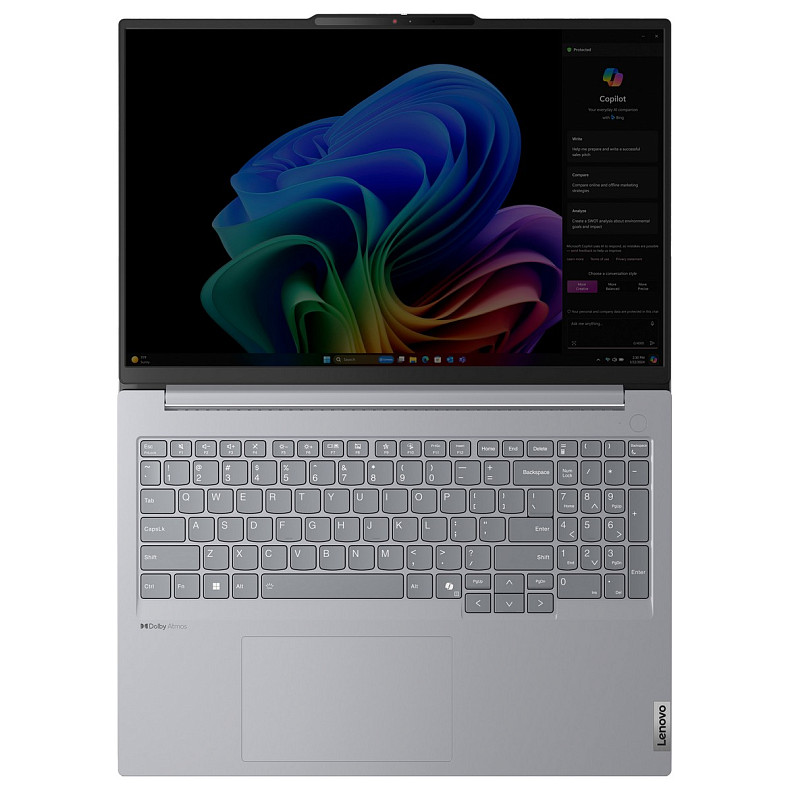 Ноутбук Lenovo ThinkBook 16-G7 16" WUXGA IPS AG, Snapdragon X Plus X1P-42-100, 16GB, F512GB