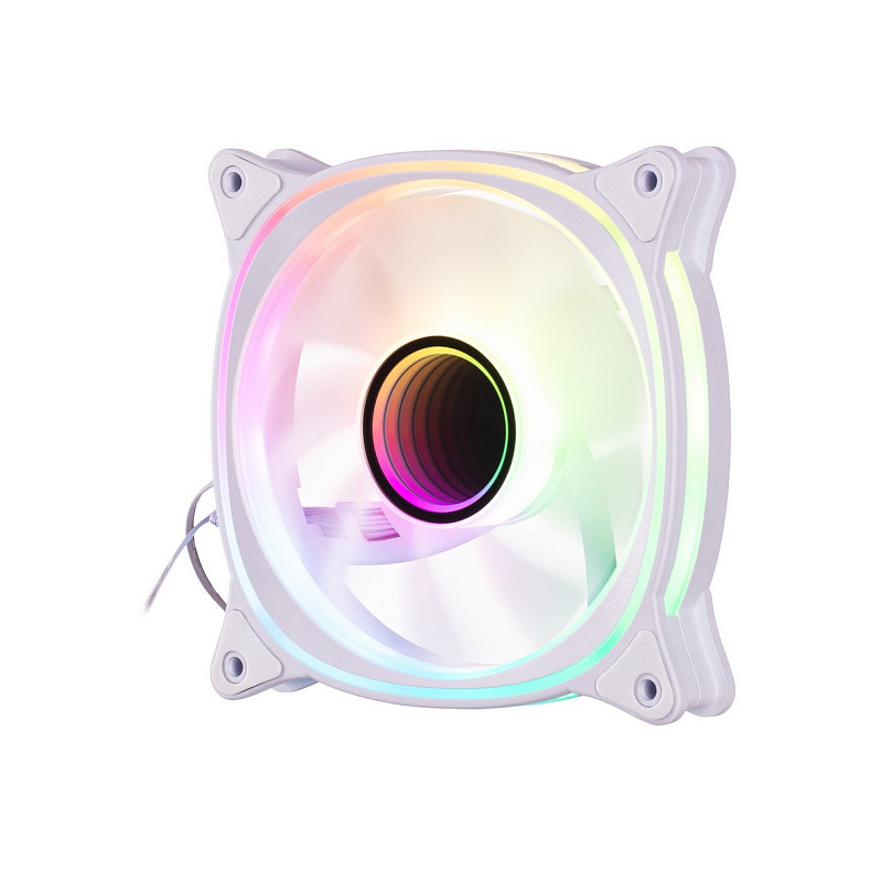 Корпусный вентилятор 2E GAMING Air Cool X Fan ACF120XB-ARGB, 120мм, 1200rpm, 3pin, 3pin +5VARGB, 20,