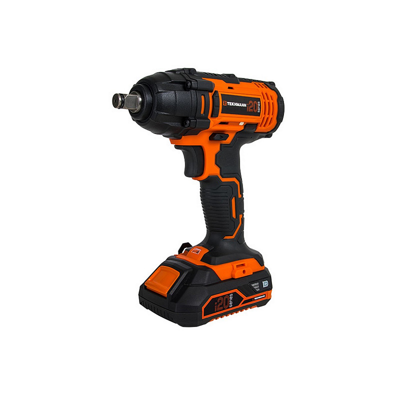 Гайковерт ударний акумуляторний Tekhmann TIW-300/i20 kit 20В АКБ 1x2А·год 300Нм 2800об·хв 1.2кг