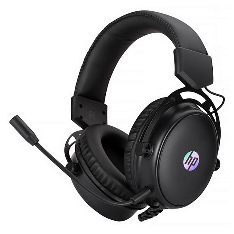 Наушники с микрофоном HP DHE-8005 Gaming, USB 7.1 RGB Black