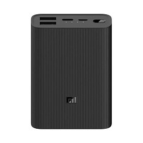 Внешний аккумулятор Xiaomi Mi Power Bank 3 Ultra Compact 22.5W 10000 mAh Black (BHR4412GL)