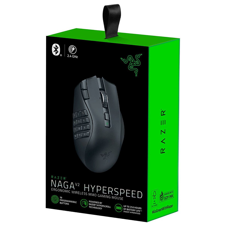 Мышь RAZER Naga V2 Hyperspeed (RZ01-03600100-R3G1)