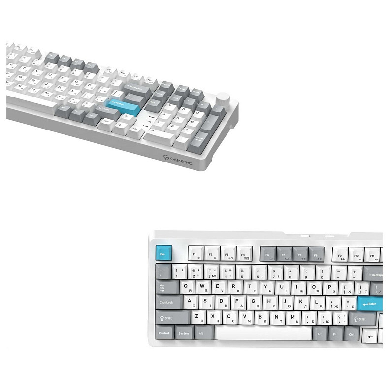 Клавиатура GamePro Asgard Drakkar Keychron Super Red Switch White (MK305WH)