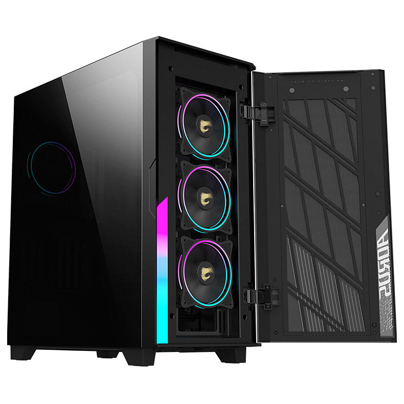 Корпус EATX GB-AC500G ST BLACK GIGABYTE