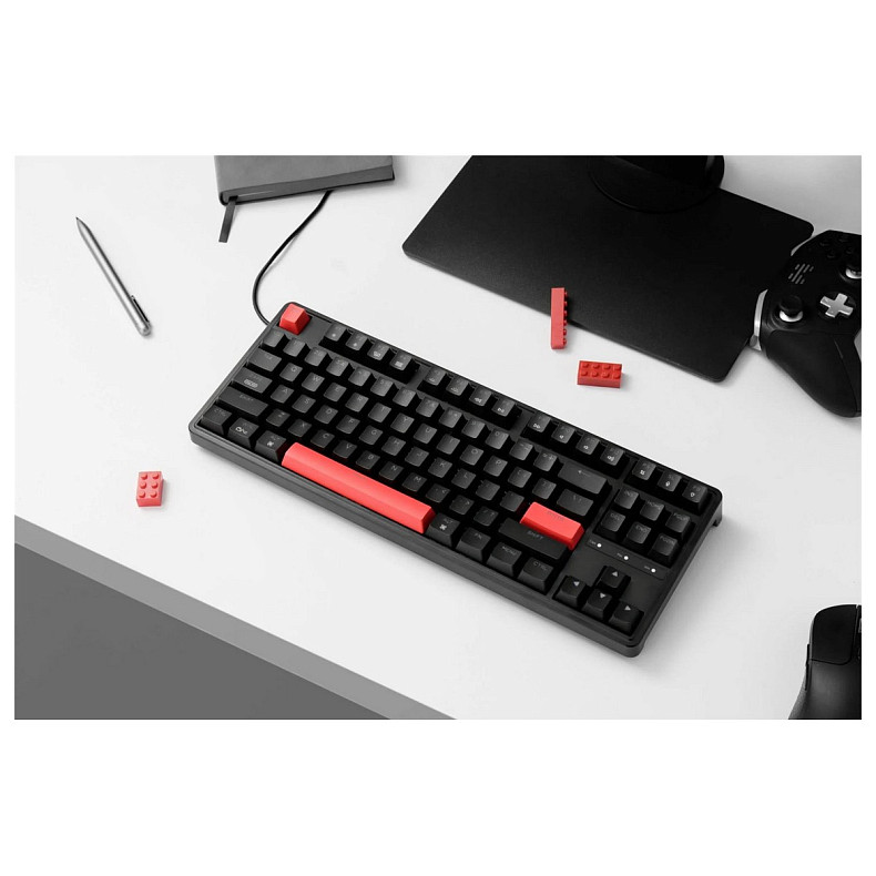 Клавиатура Keychron C3 Pro 87 Key K pro Red Switch Hot Swap RGB Black (C3PH1_KEYCHRON)