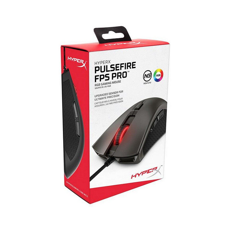 Мышка HyperX Pulsefire FPS Pro RGB Black USB (4P4F7AA)