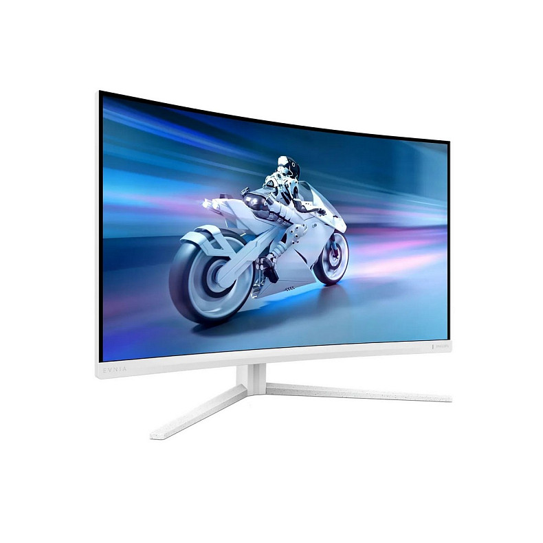 Монитор 31.5" Philips 32M2C5501, Fast VA, QHD 2K, 180hz, изогнутый, 2хHDMI, DP, HAS, белый